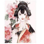 A Beautiful Geisha - DIY Painting By Numbers Kit