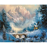 Snow Mountains View - DIY Painting By Numbers Kit