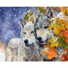 Wolves In Snow - DIY Painting By Numbers Kit