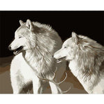 White Wolves - DIY Painting By Numbers Kit