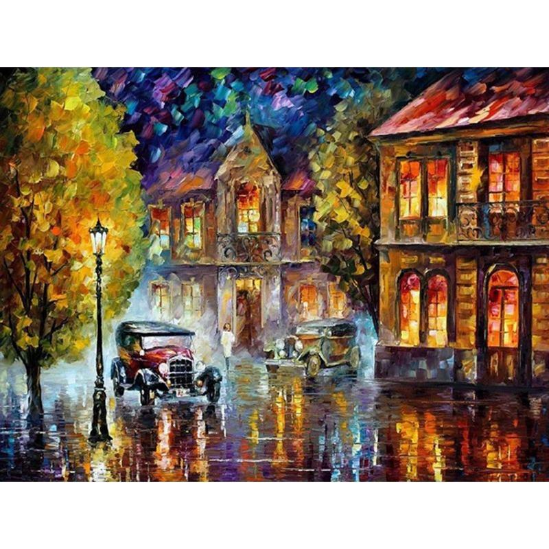 Colorful City - DIY Painting By Numbers Kits