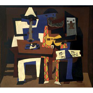 THREE MUSICIANS - Pablo Picasso 5D DIY Paint By Number Kit