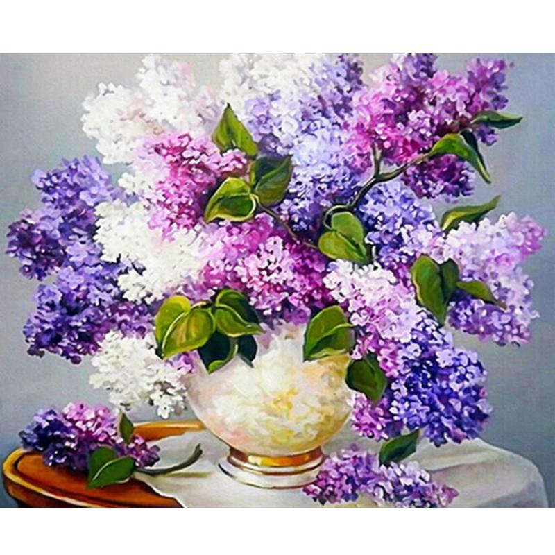 Lavender Flowers - DIY Painting By Numbers Kit