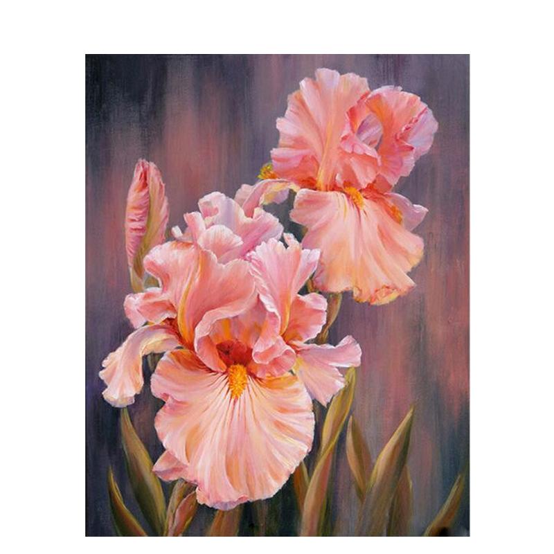 Spring Beauty Peach - DIY Painting By Numbers Kit