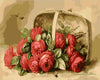 Red Roses In Basket - DIY Painting By Numbers Kit