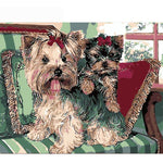 Two Puppies - DIY Painting By Numbers Kit