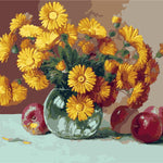 Yellow Flowers And Apples - DIY Painting By Numbers Kit