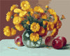 Yellow Flowers And Apples - DIY Painting By Numbers Kit