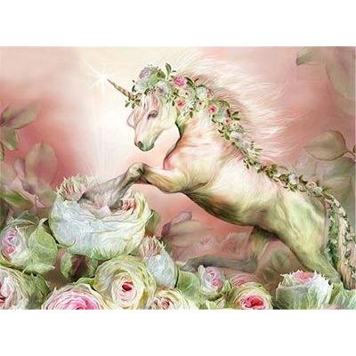 Flowery Unicorn - DIY Painting By Numbers Kit