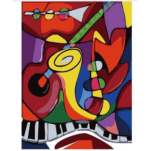 Abstract Modern Art - DIY Painting By Numbers Kit