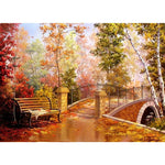 Central Park Evening - DIY Painting By Numbers Kit