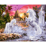 Unicorn Island - DIY Painting By Numbers Kit