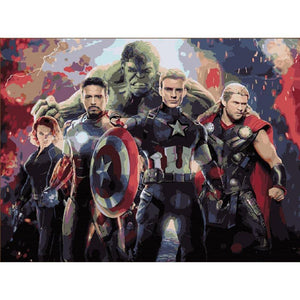 Avengers - DIY Painting By Numbers Kit