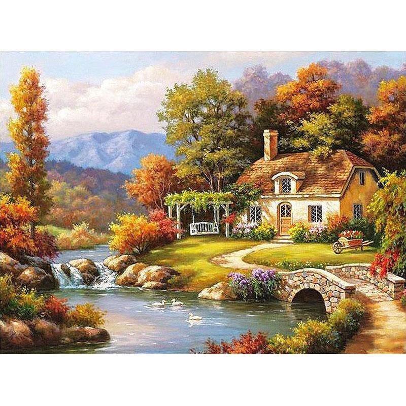 Fall Garden - DIY Painting By Numbers Kits