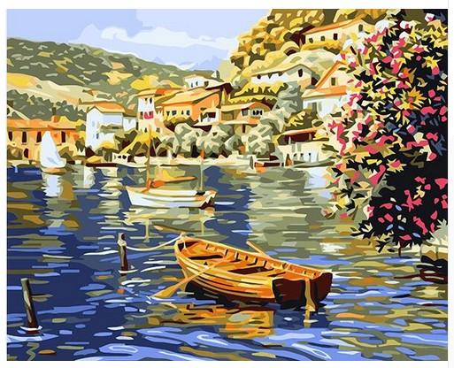 Shoot for the Boat - DIY Painting By Numbers Kit