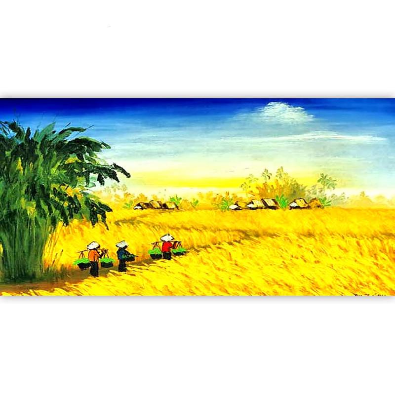 Golden Fields - DIY Painting By Numbers Kit