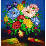 Flower Elegance & Colors - DIY Painting By Numbers Kit