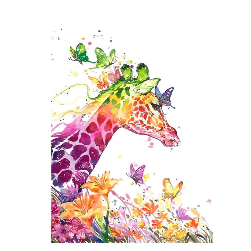 Colors Of Giraffe - DIY Painting By Numbers Kit