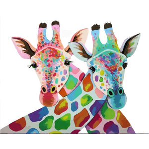 Giraffe Babies - DIY Painting By Numbers Kit