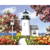 White Light House - DIY Painting By Numbers Kits