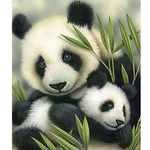 Mother Panda Love - DIY Painting By Numbers Kit