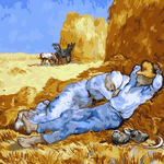 Sleeping Farmers Painting - DIY Painting By Numbers Kit