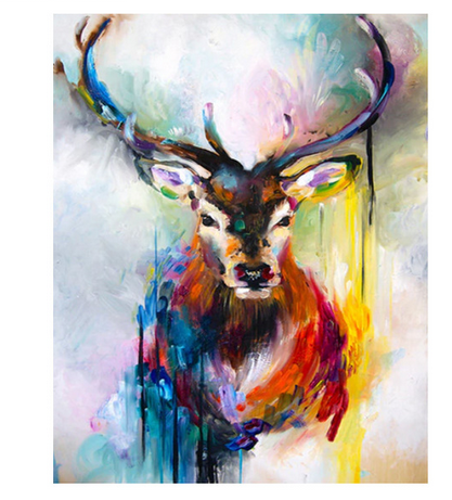 Deer Watercolors - DIY Painting By Numbers Kit