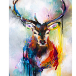 Deer Watercolors - DIY Painting By Numbers Kit