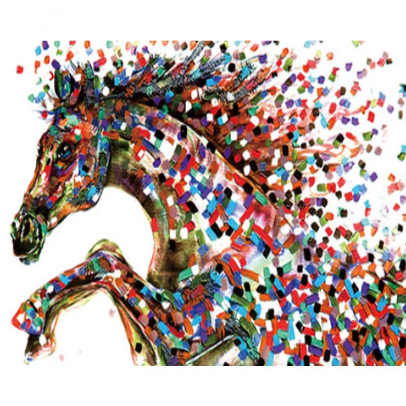 Magic Galloping Horse - DIY Painting By Numbers Kit