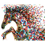 Magic Galloping Horse - DIY Painting By Numbers Kit