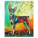 Cute Small Dog Colors - DIY Painting By Numbers Kit