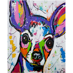 Chihuahua Colors - DIY Painting By Numbers Kit