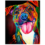 Happy Dog Colors - DIY Painting By Numbers Kit