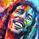 Bob Marley Colors - DIY Painting By Numbers Kit