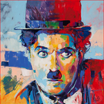 Chaplin In Action - DIY Painting By Numbers Kit