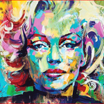 Marilyn Colors - DIY Painting By Numbers Kit