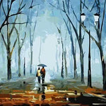 The Rainy Path - DIY Painting By Numbers Kit