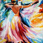 Dancing Couple Rainbow- DIY Painting By Numbers Kit