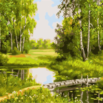 Green Swamp - DIY Painting By Numbers Kit