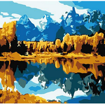 Painted Mountains - DIY Painting By Numbers Kit