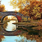 Park Bridge - DIY Painting By Numbers Kit