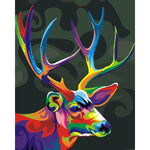 Abstract  Deer - DIY Painting By Numbers Kit