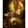 Tiger & Cub In The Dark - DIY Painting By Numbers Kit