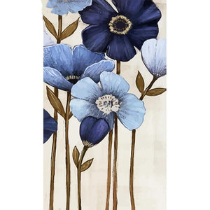 Blue Violet Flowers - DIY Painting By Numbers Kit