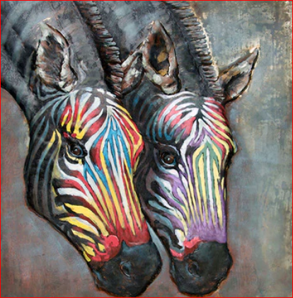 Color Zebra - DIY Painting By Numbers Kit