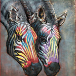 Color Zebra - DIY Painting By Numbers Kit