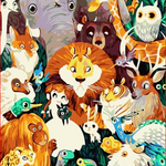 Animal Family - DIY Painting By Numbers Kit