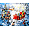 Christmas Sledge - DIY Painting By Numbers Kit