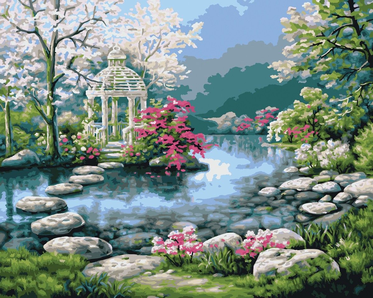 Serene Garden - DIY Painting By Numbers Kit