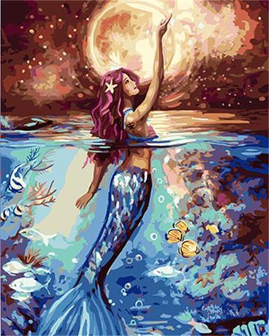 Water Angel - DIY Painting By Numbers Kit